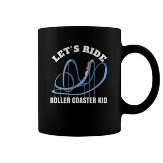 Roller Coaster Kid Loves Riding Scream Machine Gift Coffee Mug | Mazezy UK