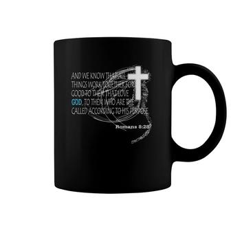 Romans 828 Christian Cross Coffee Mug | Mazezy AU