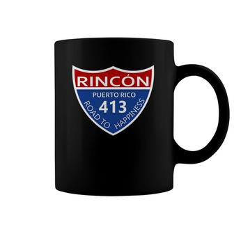 Route 413 Rincon Puerto Rico Coffee Mug | Mazezy