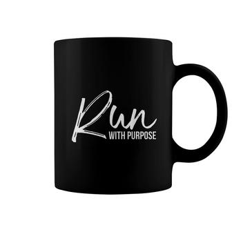 Running Gear Run With Purpose Coffee Mug | Mazezy