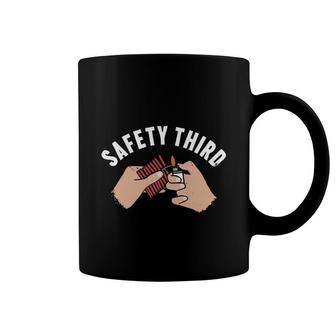 Safety Third Fireworks Coffee Mug - Thegiftio UK