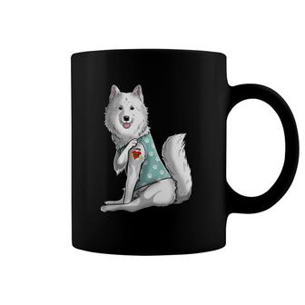 Samoyed I Love Mom Tattoo Dog Funny Mother's Day Gift Coffee Mug | Mazezy UK