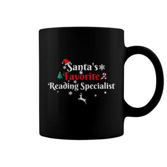 Santa's Favorite Reading Specialist Christmas Xmas Holiday Coffee Mug | Mazezy
