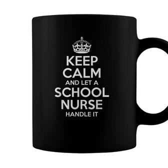 School Nurse Gift Funny Job Title Profession Birthday Worker Coffee Mug - Seseable