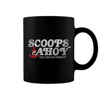 Scoops Ahoy Ice Cream Parlor Coffee Mug | Mazezy