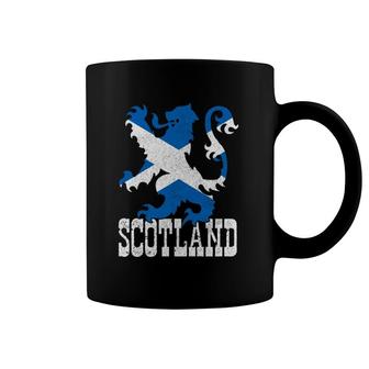 Scotland Vintage Lion Scottish Flag Pride Gift Uk Coffee Mug | Mazezy DE
