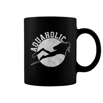 Scuba Diving Aquaholic Funny Scuba Diver Gift Coffee Mug - Thegiftio UK