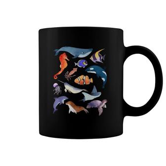 Sea Animals Funny Ocean Marine Creatures Gifts Coffee Mug | Mazezy DE