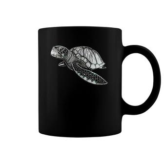 Sea Turtle Sea Animals Ocean Turtles Colorful Design Coffee Mug | Mazezy