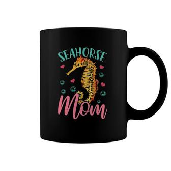 Seahorse Mom Animal Mother's Day Gift Coffee Mug | Mazezy