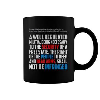 Second Amendment United States Constitution Coffee Mug | Mazezy