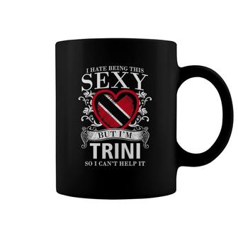 Sexy Trini Girl I Heart Flag Of Trinidad And Tobago Coffee Mug | Mazezy