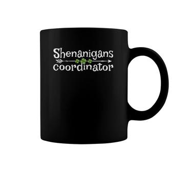 Shenanigans Coordinator St Patrick's Day Funny Lucky Teacher Coffee Mug | Mazezy
