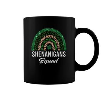 Shenanigans Squad Funny St Patricks Day Costume Rainbow Gift Coffee Mug | Mazezy
