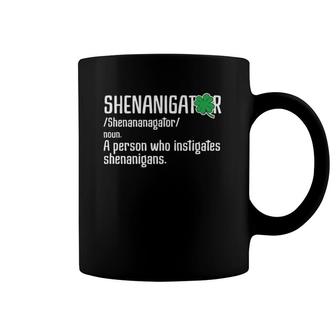 Shenanigator Definition St Patrick's Day Coffee Mug | Mazezy