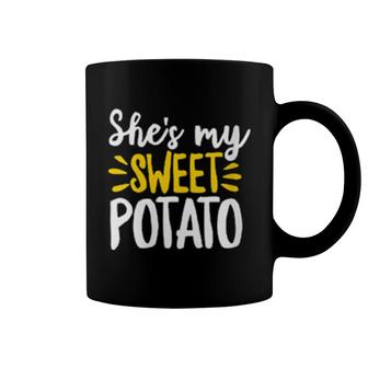 She's My Sweet Potato I Yam Thanksgiving Food Pun Coffee Mug | Mazezy