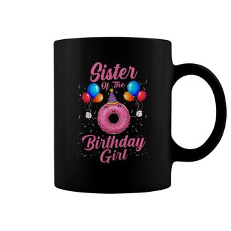 Sister Of The Birthday Girl Family Donut Birthday Coffee Mug | Mazezy