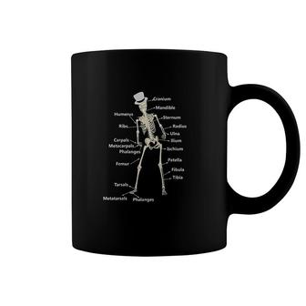 Skeleton With Human Bones Physical Therapist Gift Coffee Mug | Mazezy
