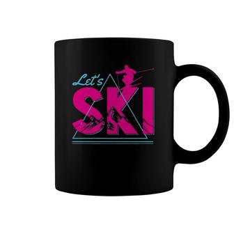 Ski Retro Vintage Winter Sports Skiing Skier Gift Coffee Mug | Mazezy