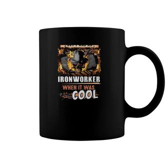 Skull Ironworker I May Be Old But I Was An Ironworker When It Was Cool Coffee Mug | Mazezy