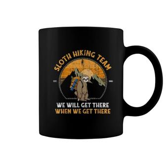 Sloth Hiking Team Coffee Mug | Mazezy