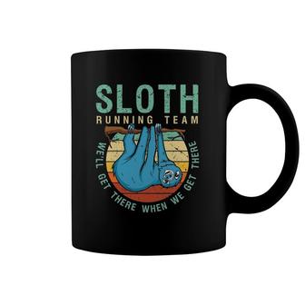 Sloth Running Team Funny Marathon Runner Gift Coffee Mug | Mazezy
