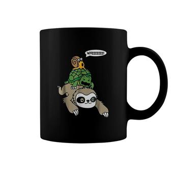 Sloth Turtle Snail Funny Coffee Mug | Mazezy