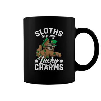 Sloths Are My Lucky Charms St Patricks Day Coffee Mug | Mazezy