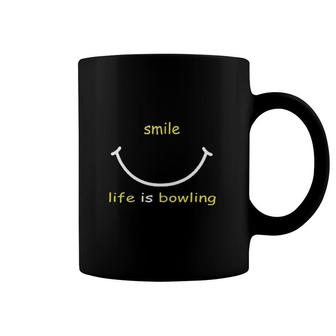 Smile Life Is Bowling Coffee Mug | Mazezy