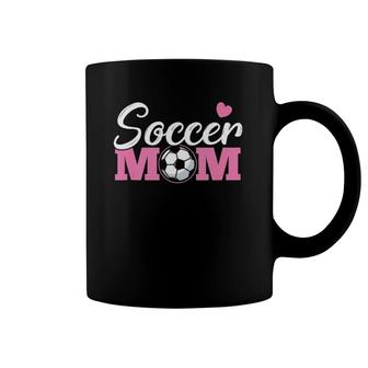 Soccer Mom Cute Graphic Design For Sports Mother Coffee Mug | Mazezy