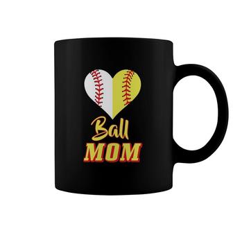 Softball Baseball Mom Sport Mother Gift Idea Coffee Mug | Mazezy