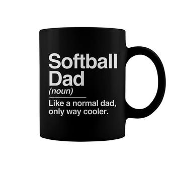 Softball Dad Definition Coffee Mug | Mazezy