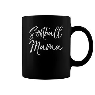 Softball Mom Mother's Day Gift For Daughter Softball Mama Coffee Mug | Mazezy