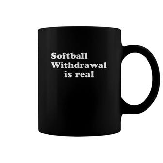 Softball Withdrawal Is Real Coffee Mug | Mazezy