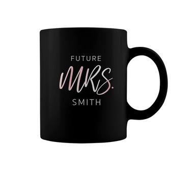 Soon To Be Future Mrs Smith Fiance Engagement Coffee Mug | Mazezy