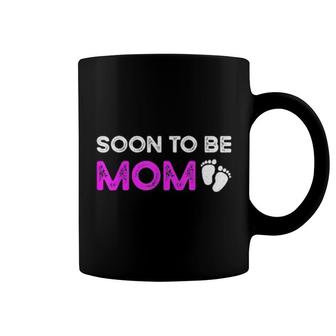 Soon To Be Mom Pregnancy Announcement Coffee Mug | Mazezy