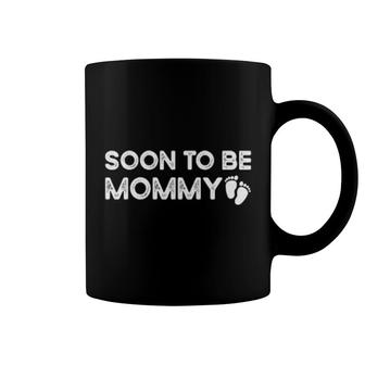 Soon To Be Mommy Pregnancy Announcement Coffee Mug | Mazezy