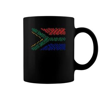 South Africa Flag With City Names Word Art Coffee Mug | Mazezy