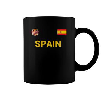 Spain -Espana Flag Jersey Soccer -Football Coffee Mug | Mazezy