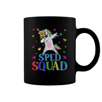 Sped Squad Special Education Unicorn Dab Teacher Gifts Coffee Mug | Mazezy