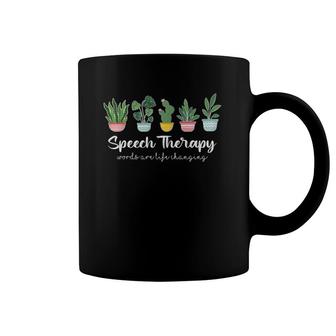 Speech Therapy Slp Speech Language Pathology Cute Plant Coffee Mug | Mazezy