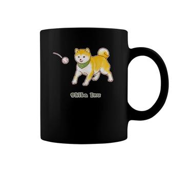 Sporty Shiba Inu Dog Pixel Art Coffee Mug | Mazezy