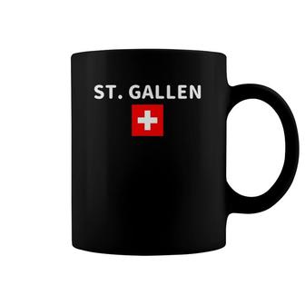 St Gallen City Switzerland Swiss Flag Coffee Mug | Mazezy