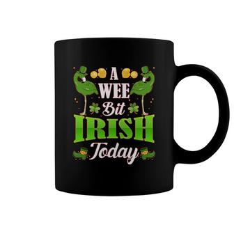 St Patricks Day A Wee Bit Irish Today Coffee Mug | Mazezy