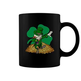 St Patricks Day Dabbing Leprechaun Men Women Girls Boy Coffee Mug - Thegiftio UK