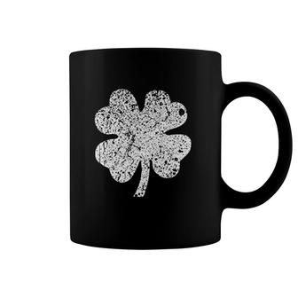 St Patricks Day Four Leaf Clover Coffee Mug | Mazezy