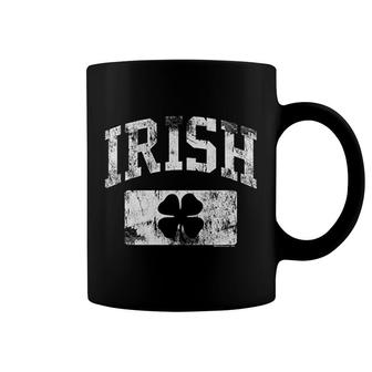 St Patricks Day Irish Athletic Vintage Distressed Irish Coffee Mug - Thegiftio UK