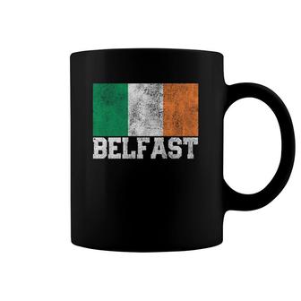 St Patrick's Day Irish Flag Belfast Ireland Saint Paddy's Coffee Mug | Mazezy