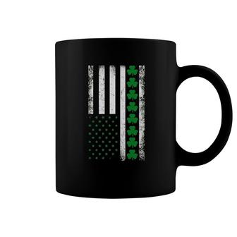 St Patricks Day Lucky Irish Flag Proud Coffee Mug | Mazezy