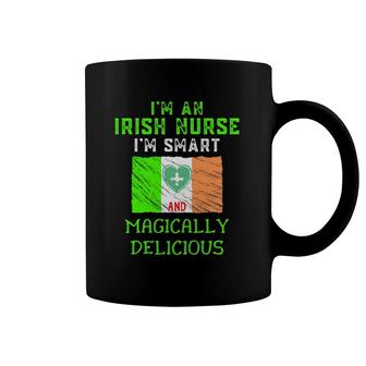 St Patrick's Day Nurse Irish Smart & Magically Delicious Coffee Mug | Mazezy